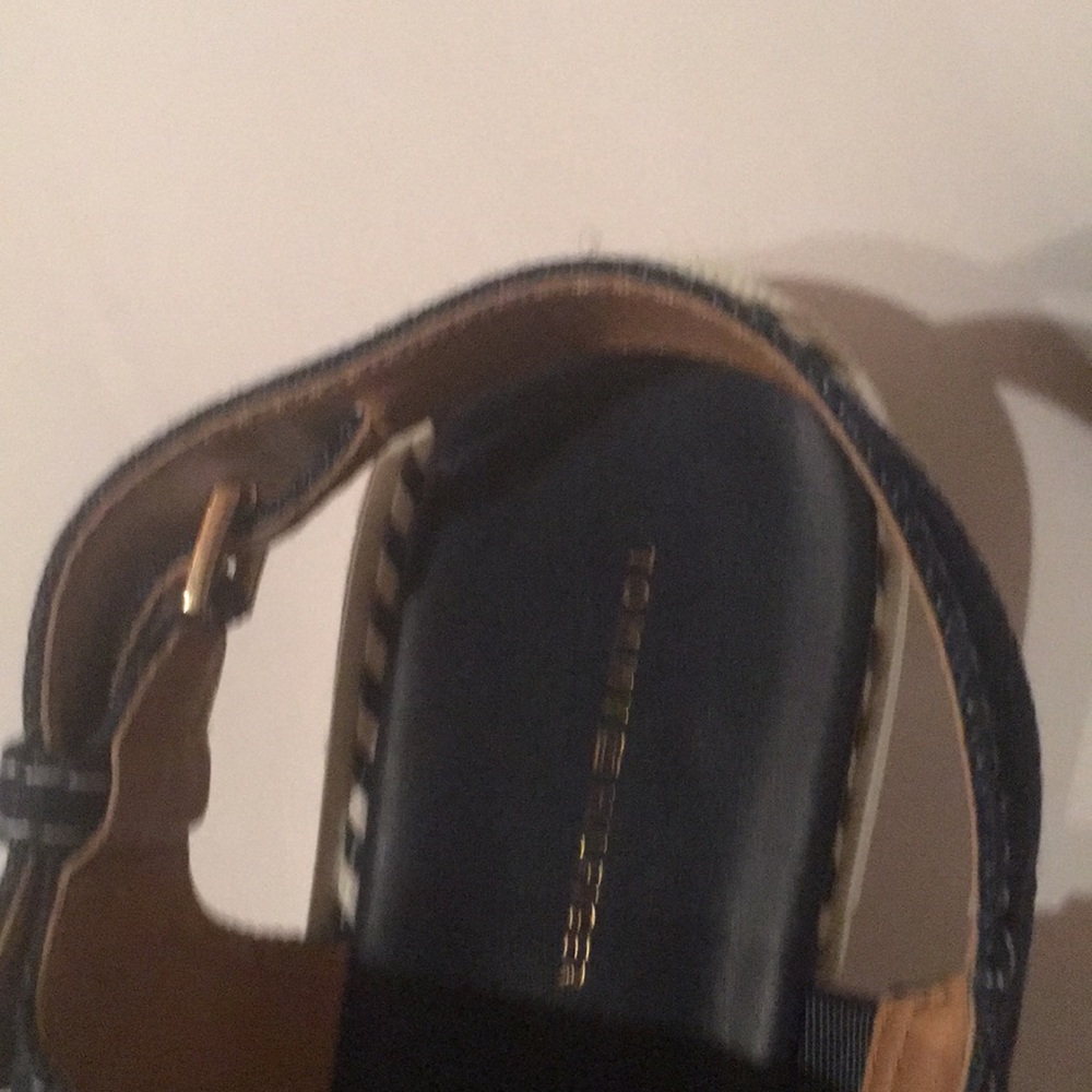 Tommy Hilfiger women’s twMadie Sandal blue sz 10 - Picture 5 of 7